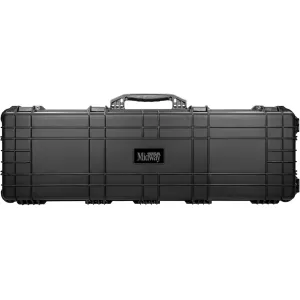 MidwayUSA Premium Series Rolling Hard Rifle Case with Ragar Foam 53" Black