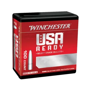 Winchester USA Ready 22 Caliber (224 Diameter) Bullets 62 Grain Jacketed Hollow Point Case of 1000