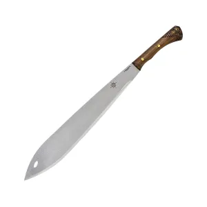 Condor Knives Indigenous Machete 17.63" Drop Point 1075 Stonewashed Blade Walnut Handle Wood