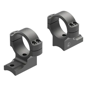 Leupold 2-Piece Backcountry Scope Mount 1" Rings Savage 10/110 Round Receiver Matte Black Medium 8-40 Adaptable Screws