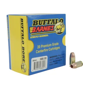 Buffalo Bore 45 GAP Ammo 160 Grain Barnes TAC-XP Solid Hollow Point Lead Free Box of 20