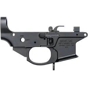 Noveske N9 Gen4 AR-9 Ambidextrous Stripped Lower Receiver Anodized Black