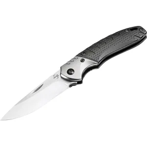 Boker Advance Pro EDC Thumbstud Folding Knife 2.95" Drop Point D2 Satin Blade Aluminum Handle Black
