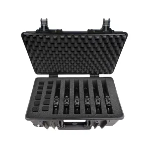 Explorer Cases 5221 6-Pistol Wheeled Case Polymer Black