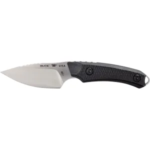 Buck Knives 662 Alpha Scout Elite Fixed Blade Knife 2.875" Drop Point CPM MagnaCut Satin Blade G-10 Handle Black