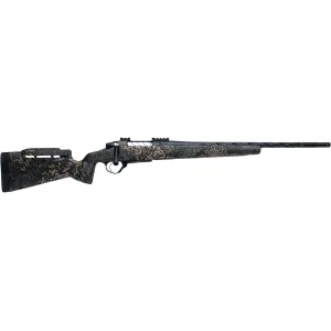 Seekins Precision Havak PH3 Pro Hunter 3 Bolt Action Rifle 308 Winchester 16" Fluted Black Threaded Barrel Black Frame Woodland Adjustable Comb Stock
