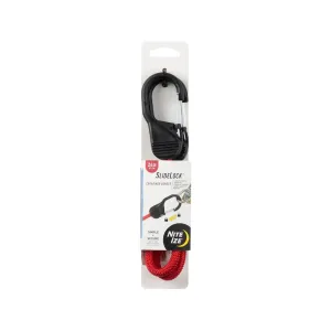 Nite Ize Slidelock Carabiner Bungee 24" Red