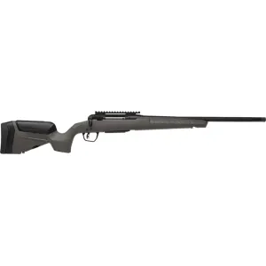 Savage Arms 110 Trailblazer Bolt Action Rifle 22 Advanced Rifle Cartridge (22 ARC) 20" Fluted Black Cerakote Threaded Barrel Black Cerakote Frame Flat Dark Gray Adjustable Stock