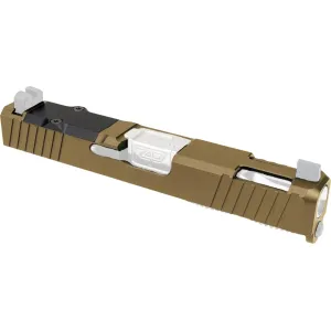 Zaffiri Precision Z Series Ported Slide for Glock 19 Gen 3 RMR Cut Flat Dark Earth