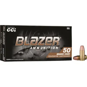 Blazer Brass Clean Fire Suppressor Subsonic 9mm Luger Ammo 147 Grain Full Metal Jacket Case of 500 (10 Boxes of 50)
