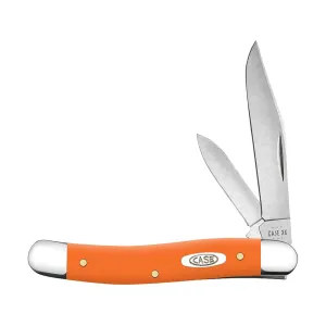 Case Medium Jack Pocket Knife 2.5" Clip Point, Pen Tru-Sharp Bowl Blade Synthetic Handle Orange