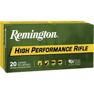 Remington High Performance Rifle 220 Swift Ammo 50 Grain Soft Point Box of 20