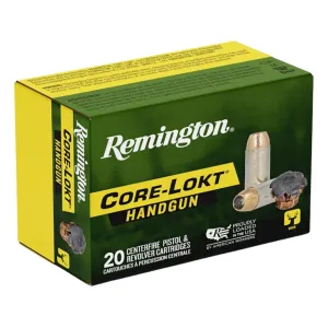 Remington Core Lokt 45 Colt (Long Colt) Ammo 237 Grain Jacketed Hollow Point Box of 20