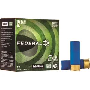 Federal Premium BallistiClean RHT 12 Gauge Frangible Rifled Slug 2-3/4" 325 Grain Lead Free Case of 250 (10 Boxes of 25)