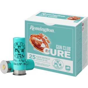 Remington Gun Club Cure 12 Gauge Ammo 2-3/4" #8 Lead Shot 1-1/8 oz Case of 250 (10 Boxes of 25)