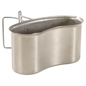 Military Surplus US GI Arctic Canteen Cup Grade 2 Stainless Steel