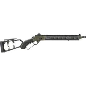 Marlin 1984 Mad Pig Tactical Lever Action Rifle 357 Magnum 16.1" OD Green Threaded Barrel OD Green Frame Black Skeleton Stock