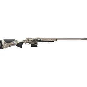 Browning X-Bolt 2 Speed LR Bolt Action Rifle 7mm Remington Magnum 26" Fluted Smoked Bronze Cerakote Threaded Barrel Smoked Bronze Cerakote Frame OVIX Adjustable Comb Stock