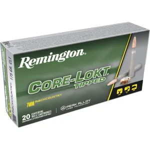 Remington Core-Lokt Tipped 7mm Backcountry Ammo 175 Grain Polymer Tip Box of 20