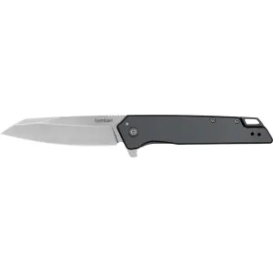 Kershaw Misdirect XL Pocket Knife 3.37" Reverse Tanto 4Cr14MoV Stonewashed Blade Stainless Steel Handle Gray