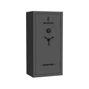 Browning Sporter Fire-Resistant 33 Gun Safe with Electronic Lock Hammer Gloss Gray