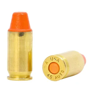SnapPoint Dummy Round Snap Caps 45 ACP 230 Grain Orange 15PK