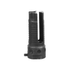 Knights Armament 3-Prong Flash Hider Suppressor Mount for Knights Armament QDC Suppressors 5.56mm 1/2"-28 Thread Steel Matte