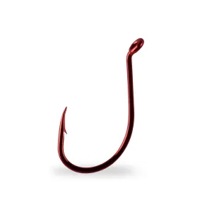 Mustad Beak/Octopus Bait Hook 1X Hook #2 Red 8PK