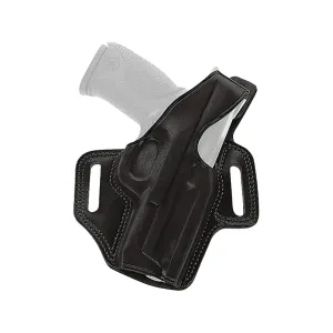 Galco Fletch OWB Holster Right Hand Sig Sauer M18, P320 Compact Optics Ready Leather Black