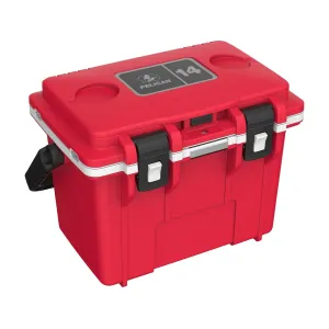Pelican Personal Cooler 14QT Red/White