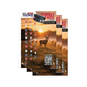 MidwayUSA Turret Tags By Backfire 3PK