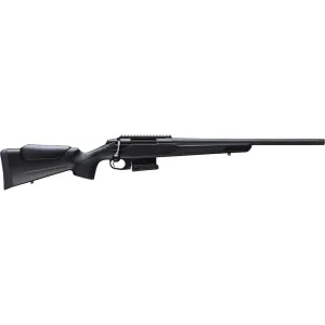Tikka T3x CTR Bolt Action Rifle 6mm Creedmoor 24" Black Threaded Barrel Black Frame Black Field Stock