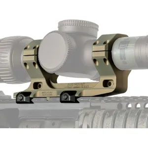 Reptilia AUS 1-Piece Cantilever Picatinny Scope Mount 30mm Rings 1.54" Height Clear Anodized