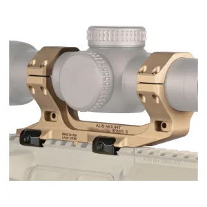 Reptilia AUS 1-Piece Cantilever Picatinny Scope Mount 34mm Rings 1.70" Height Flat Dark Earth