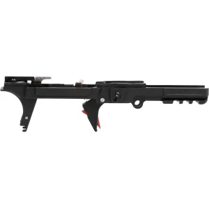 ZEV Technologies OZ9 Compact Receiver Black with Flat Faced Trigger Red Safety