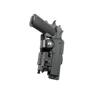 Fobus Tactical Paddle OWB Holster Right Hand Glock 20, 21, 37 with Light or Laser Polymer Black