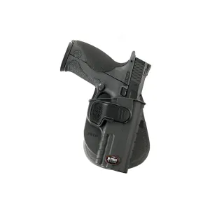 Fobus CH Rapid Release Level 2 Paddle Holster Right Hand for Glock 17, 19, 22, 23, 31, 32, 34, 35 Polymer Black