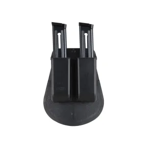 Fobus Paddle Double Magazine Pouch Single Stack 22, 380 and 32 ACP Magazine Polymer Black