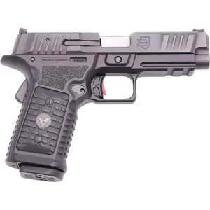 Wilson Combat Bulwark Compact 9mm Luger Pistol 4" Barrel 15+1 Round Black Nitride Slide Black Grip Black Frame
