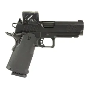 Springfield Armory 1911 DS Prodigy 9mm Luger Pistol 4.25" Barrel 18+1 Round Black Slide Black Grip Black Cerakote Frame Aimpoint COA