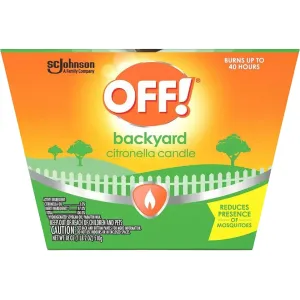 OFF! Backyard Citronella Candle