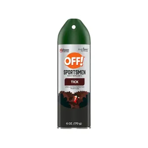 OFF! Sportsmen Tick Bug Spray 6oz Aerosol