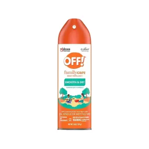 OFF! Familycare Smooth and Dry Bug Spray 2.5oz Aerosol