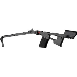 Flux Defense Ultralight Raider Pistol Chassis with Brace for Sig P365 Aluminum Black