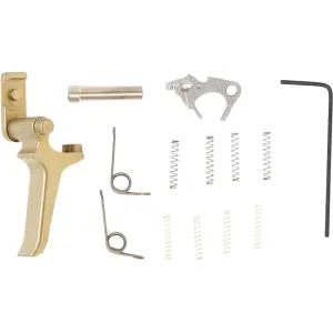 Grayguns Competition Adjustable Straight Trigger Kit for Sig P320 TiN Gold