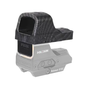 OpticGard Sight Cover for Holosun 510C Carbon Fiber