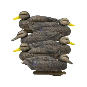 Higdon Legacy Foam Filled Magnum Black Duck Decoys 6PK