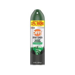 OFF! Sportsmen Deep Woods Bug Spray 8oz Aerosol