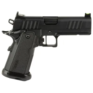 Tisas Carry 9 DS FF 9mm Luger Pistol 4.25" Barrel 17+1 Round QPQ Black Slide Black Grip QPQ Black Frame