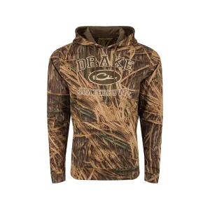 Drake Men's Perfomance Hoodie Mossy Oak Original Shadowgrass Medium